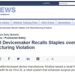 Intuitive Surgical recalls staples: how hospitals should deal with the situation? lots2 150x150 - Intuitive Surgical recalls staples: how hospitals should deal with the situation?